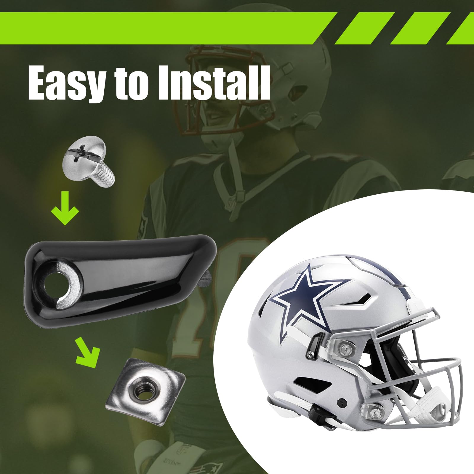 Football Helmet Thumb Screws Compatible With Riddell - View #6