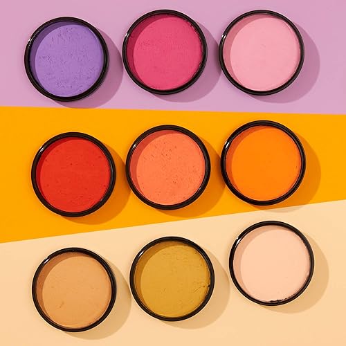 Miniatura 8 de Moon Creations - Macetas de pintura facial y corporal Pro - Verde claro, maquillaje profesional a base de agua para adultos, niños, 1.26 onzas