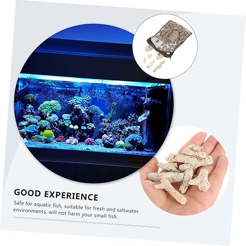 Miniatura 7 de Ipetboom Filtro de coral triturado para acuario para pecera de agua dulce Ph, 17.64 oz de material de filtración de medios de cerámica bio estanque