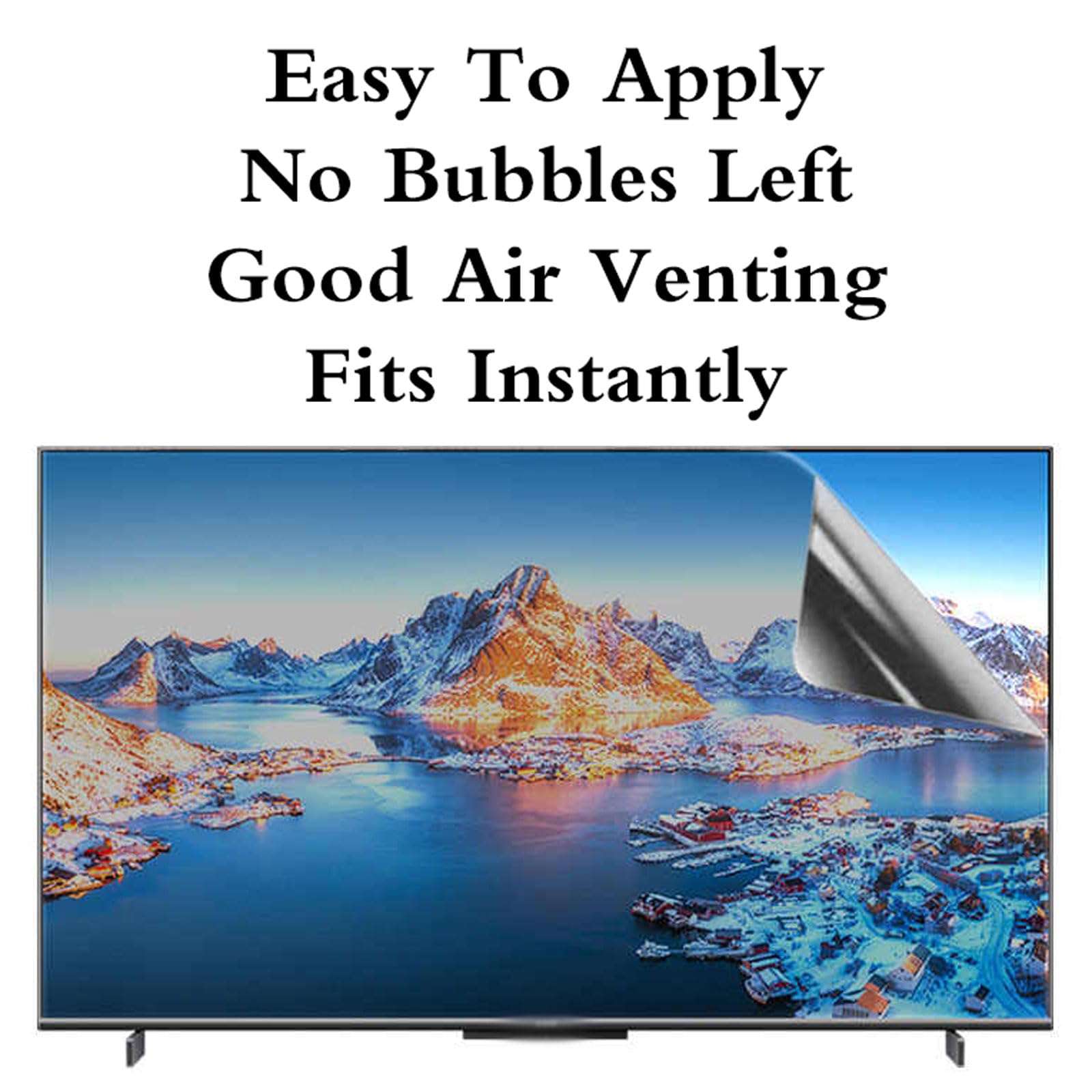 Protecteur d'écran TV Anti Reflet Lumière Bleue HDTV Film Protection pour Téléviseur