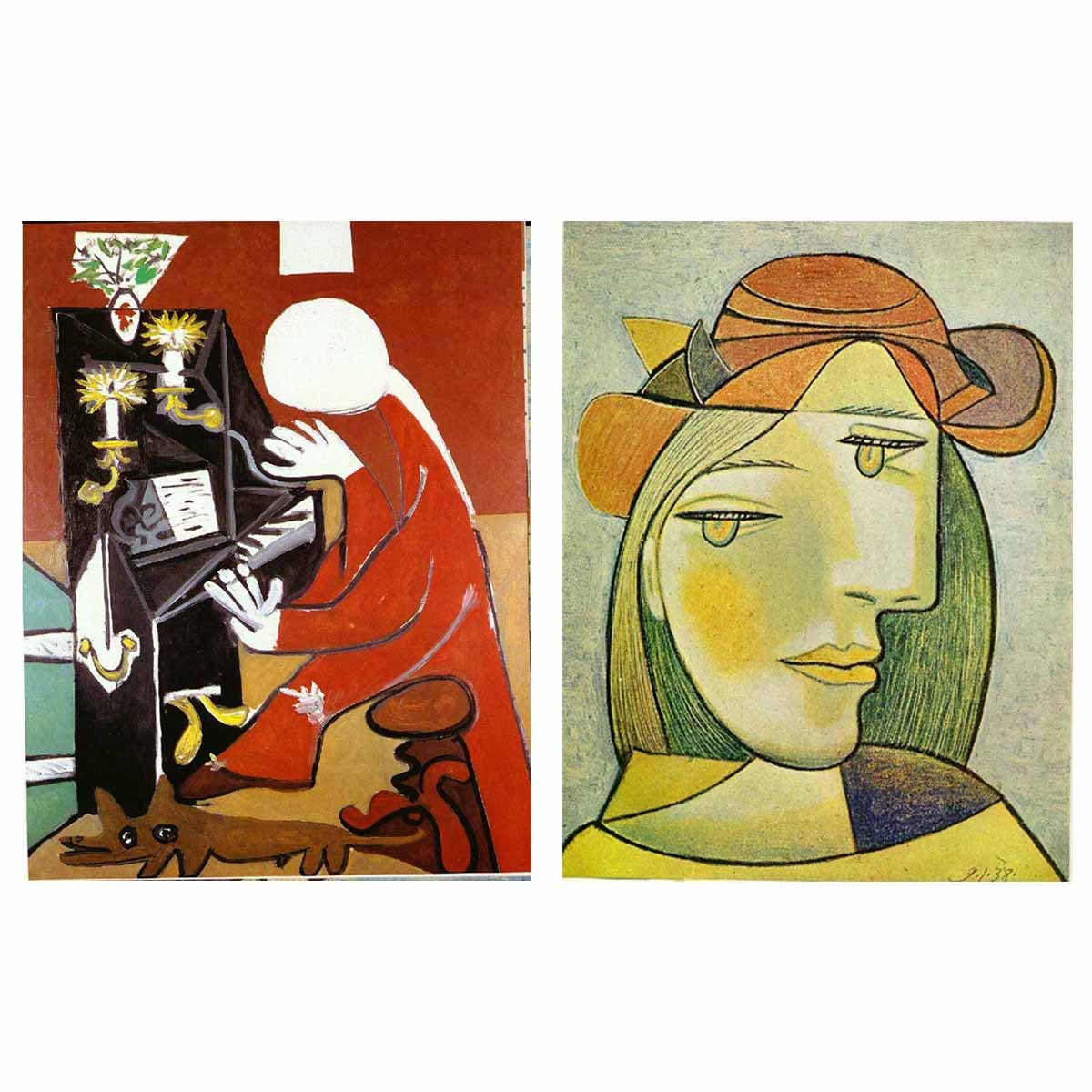 Amazon.com: Graffiti Street Art Pablo Picasso Style Canvas Oil