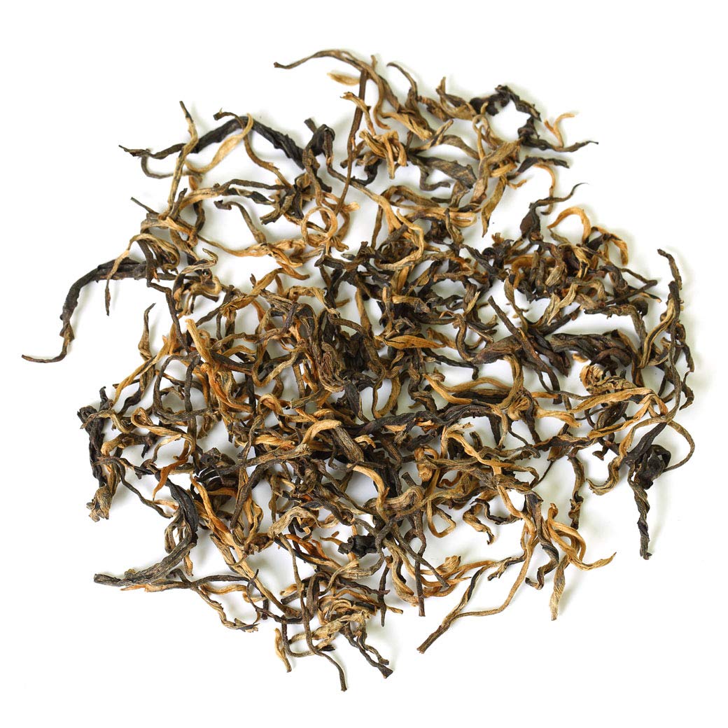 GOARTEA Dianhong Schwarzer Tee - 2Pcs 250g Total 17.6oz Premium Grade - Yunnan Fengqing Golden Buds Dian Hong Black Tee - Dianhong Chinese Black Tea