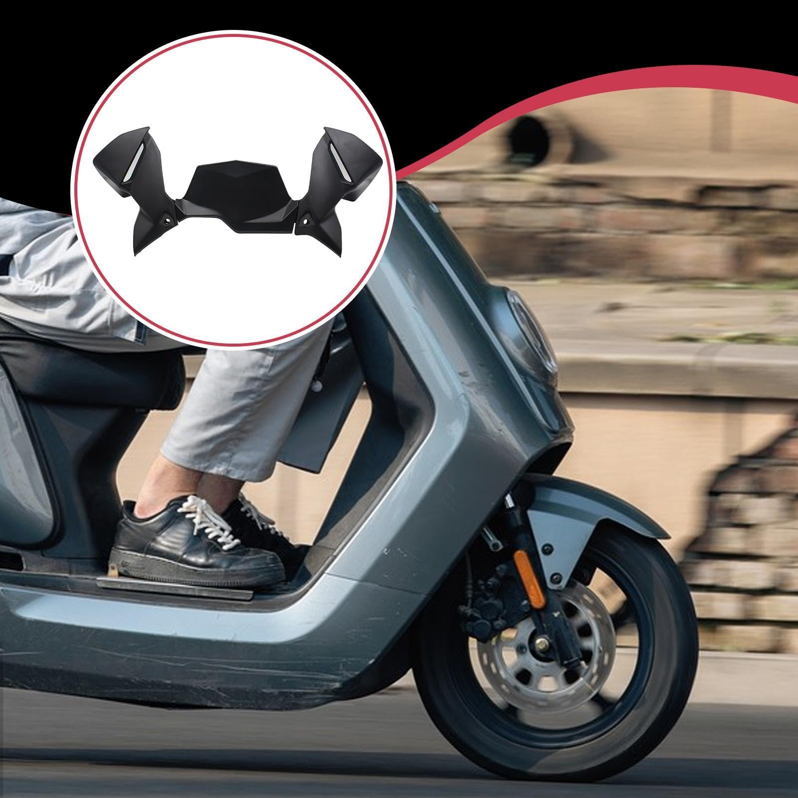 Seitenverkleidung Motorrad Abdeckung Seitenteil Schutzblech Ersatzteil Aus Hochwertigem PP für Motorradpflege Und Montage, Schwarz