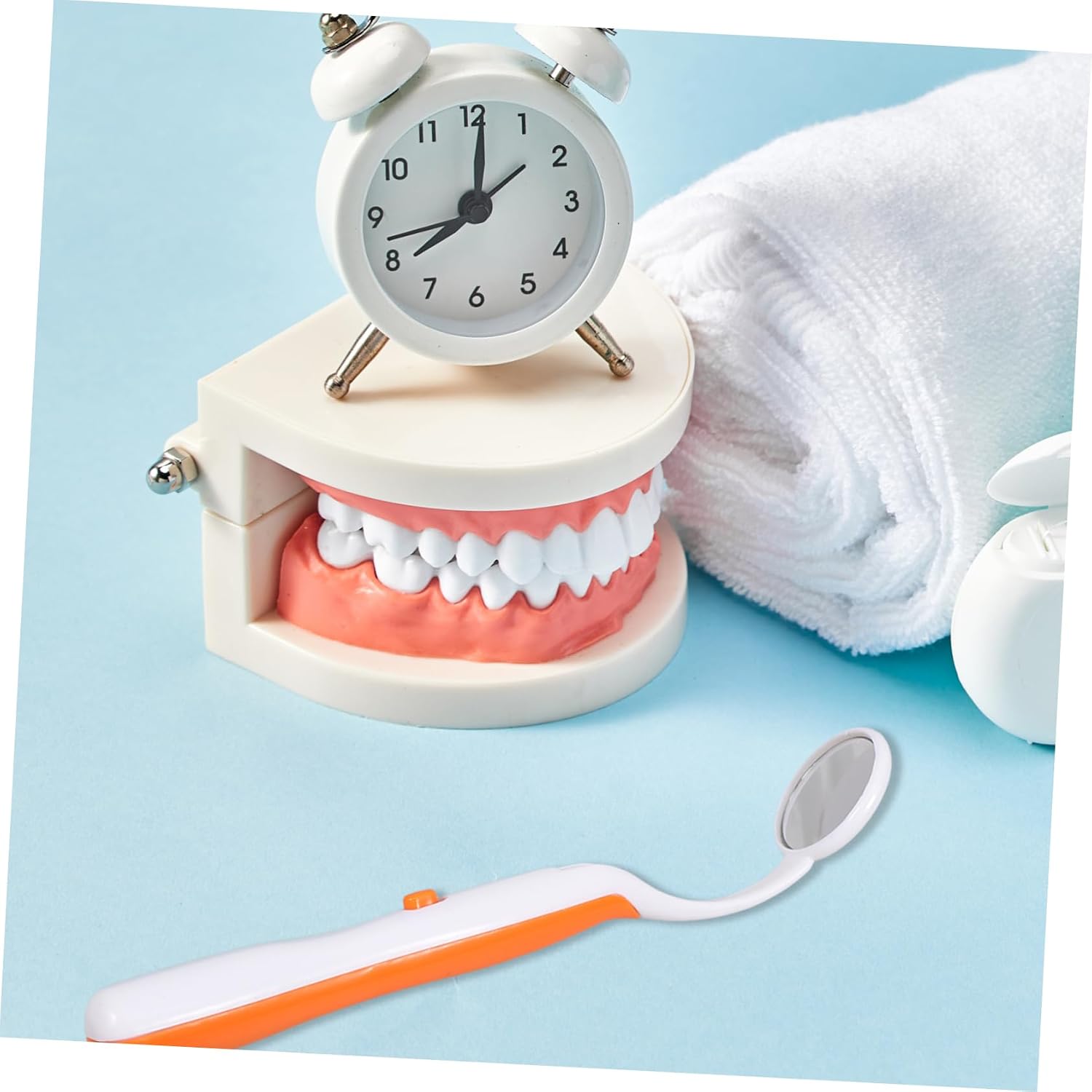 3Pcs LED Oral Mirrors with Light Fog Tooth Inspection Tools for Oral Care and Examination Portable Design and Colors