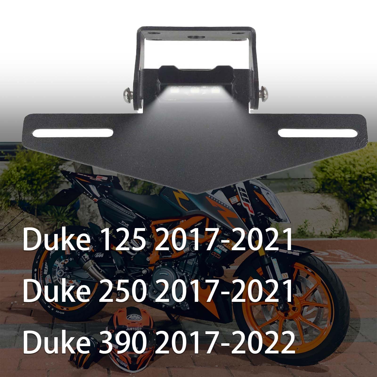 Motorcycle Black License Plate Bracket Holde Fit For Duke 125 250 390