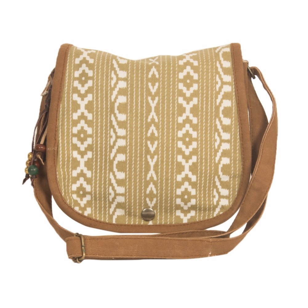 The House of tara Canvas Sling Bag for Women | Cross Body Bag With Button on Flap Closure, & Waterproof Inner Lining | Aesthetic Shoulder Bags Suitable for College & Travel (Beige) (B00V7V794G) Amazon Price History, Amazon Price Tracker