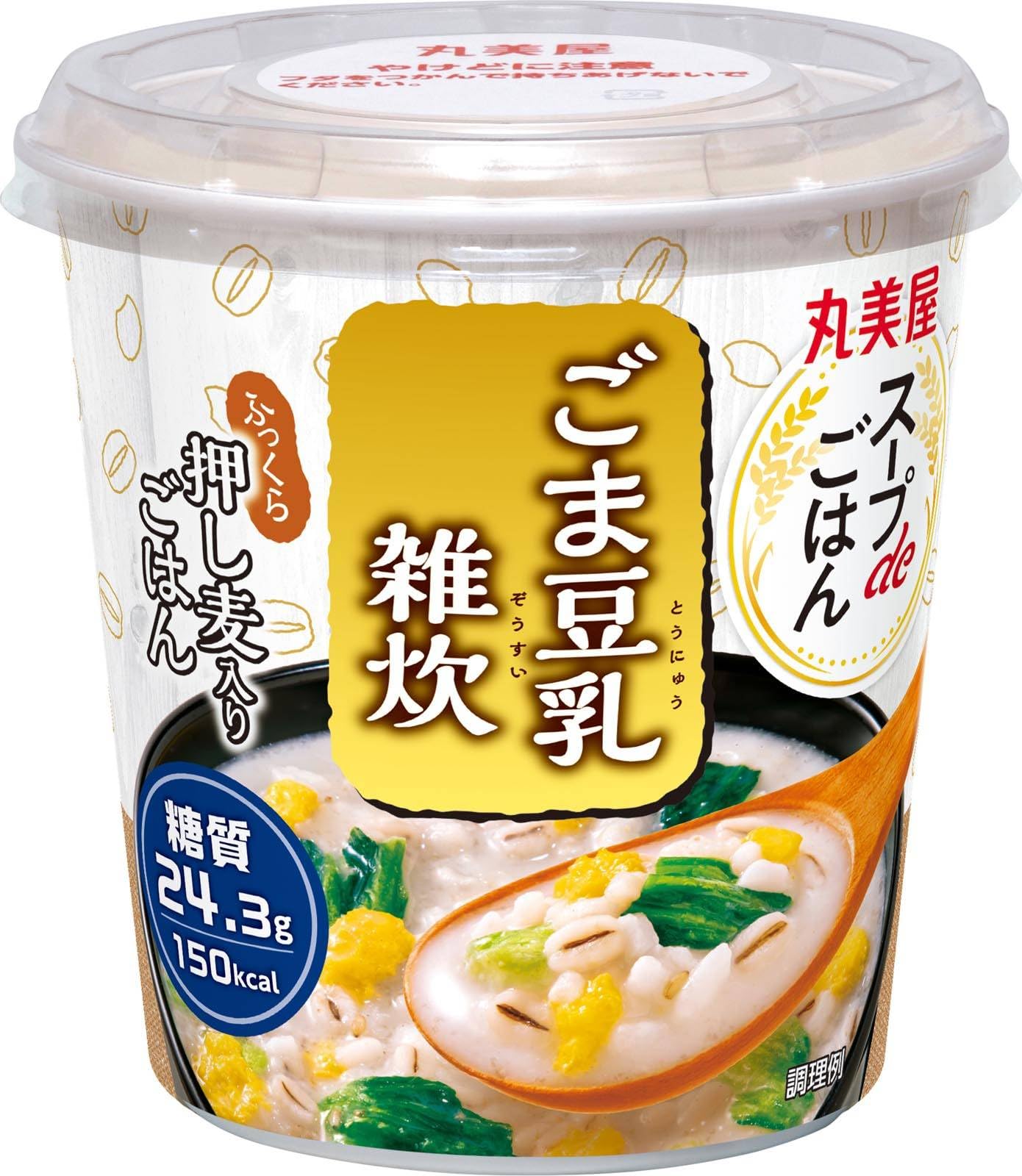 Amazon.co.jp: 丸美屋 スープdeごはん ごま豆乳雑炊 72.1g×6個 : 食品