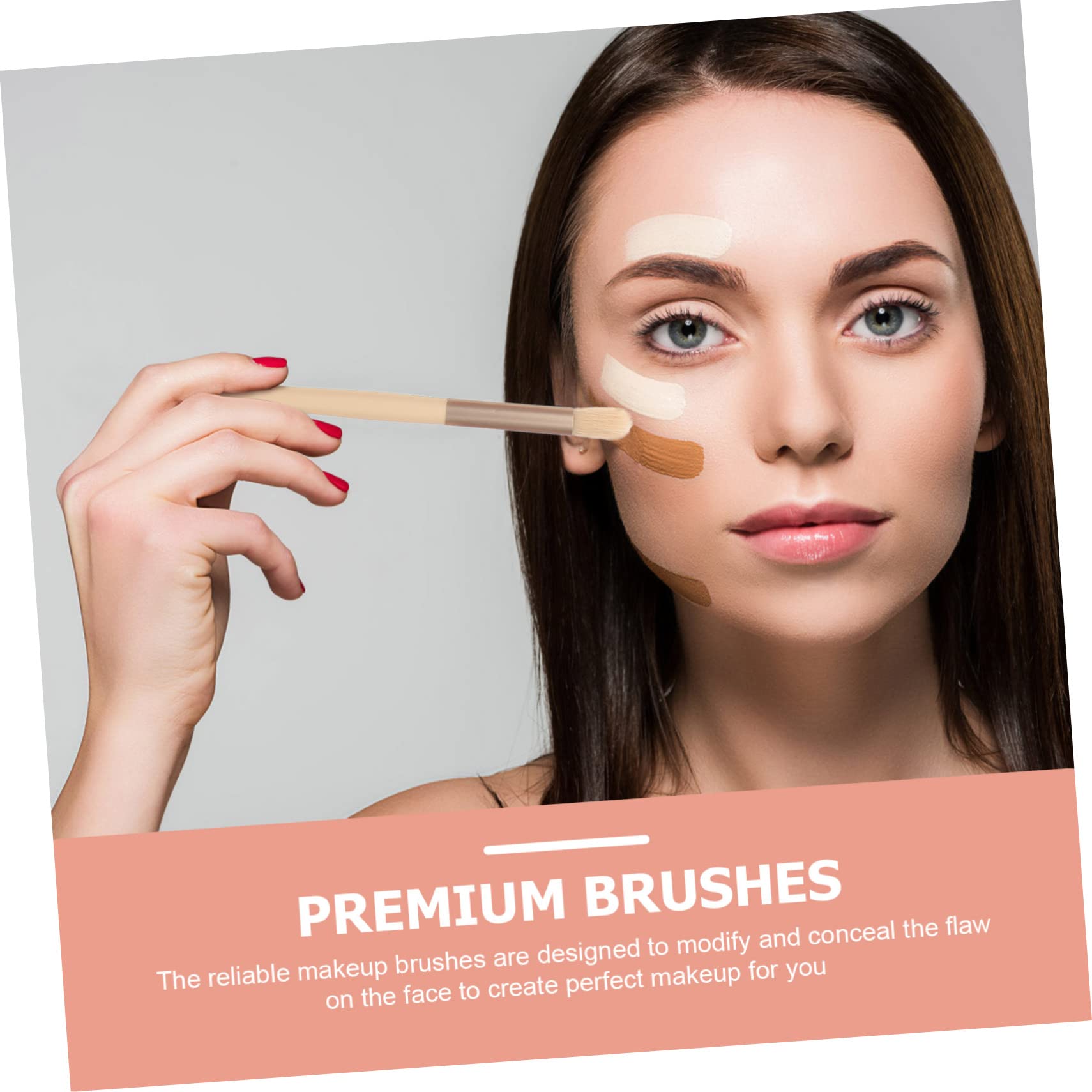 MAGICLULU 5 Set Di Pennelli Per Il Trucco Eleganti E Cosmetici Per Ombretti Da Donna Formato Da Viaggio Per Fard Strumenti Di Bellezza Per Il Viso.