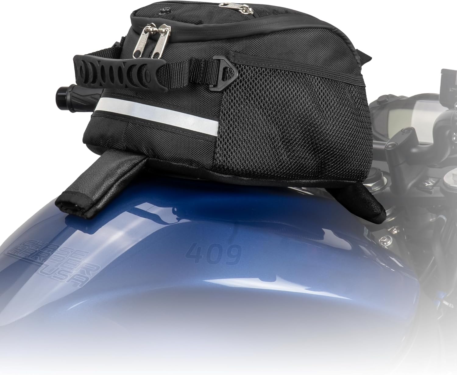 Chase Harper USA 409M Magnetic Tank Bag - Water-Resistant, Tear-Resistant, Industrial Grade Ballistic Nylon with Anti-Scratch Rubberized Polymer Bottom, Super Strong Neodymium Magnets
