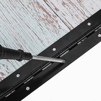 thumbnail image 2 of 2PCS 14 Inch Black Piano Hinges For Cabinet Hinges Heavy Duty Continuous & Piano Hinges Sliver 2 of 10