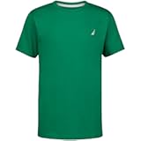 Boys' Short Sleeve Solid Crew Neck T-Shirt, Soft, Comfortable, Relaxed Fit
