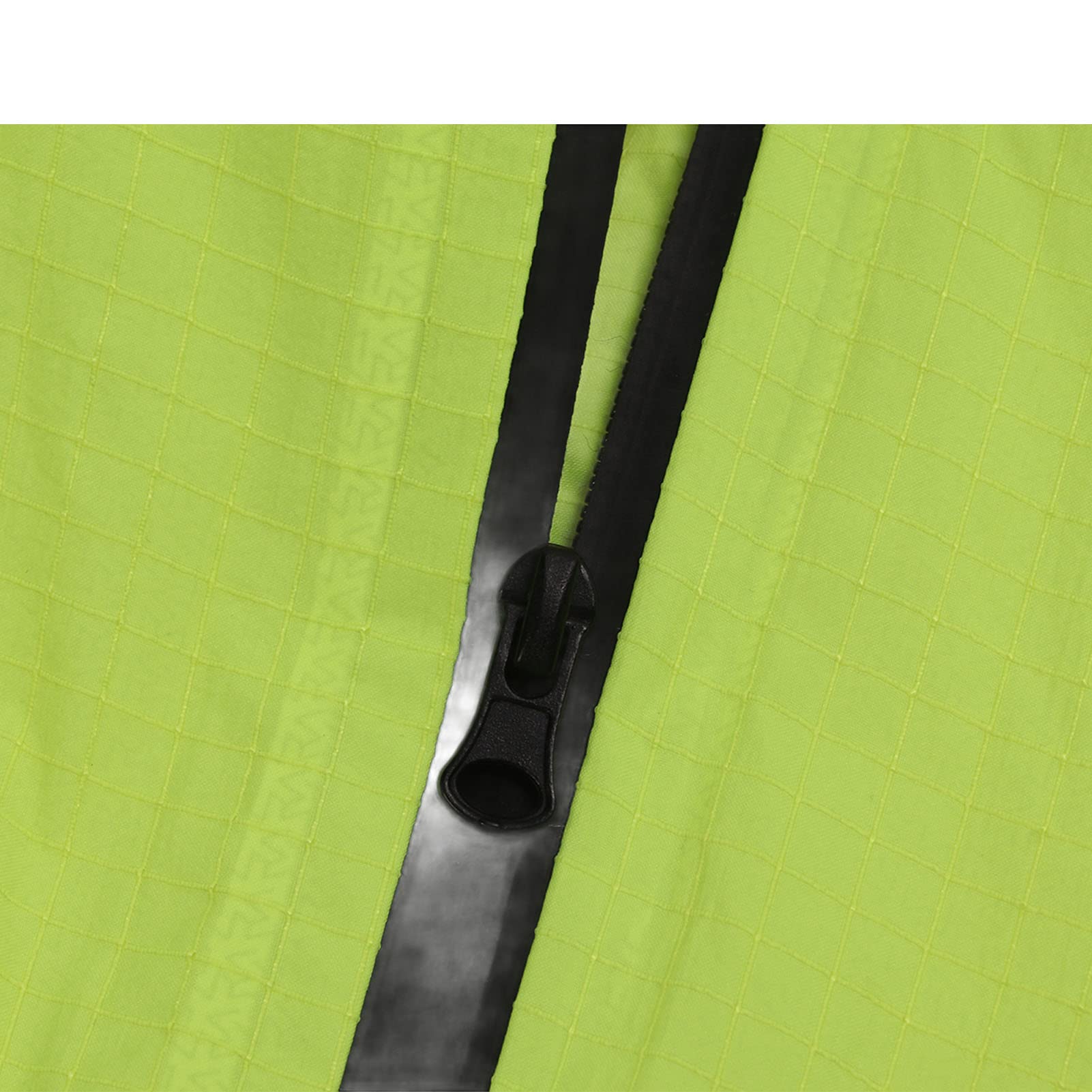 Dilwe Chubasquero, Chubasquero Ligero para Ciclismo, Impermeable y Transpirable, Amarillo Fluorescente para Hombres y Mujeres que Viajan Al Trabajo (XL)