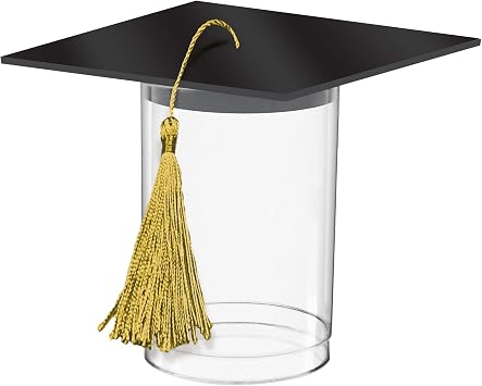 Party City Graduation Cap Treat Container 6 Count