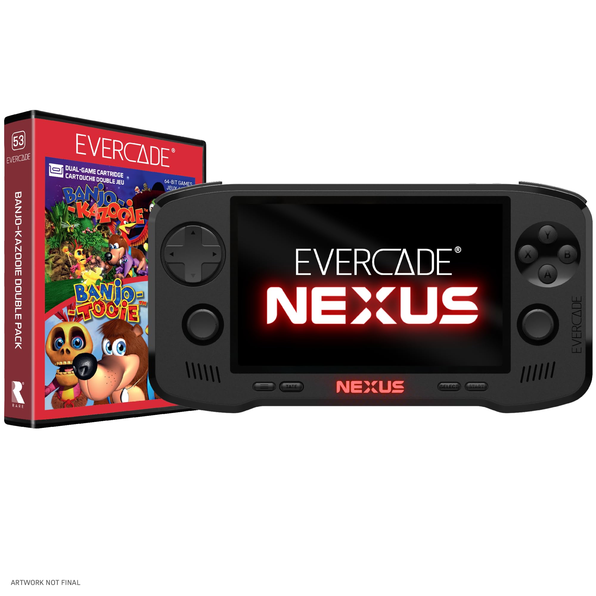 Evercade Nexus and Banjo-Kazooie Double Pack