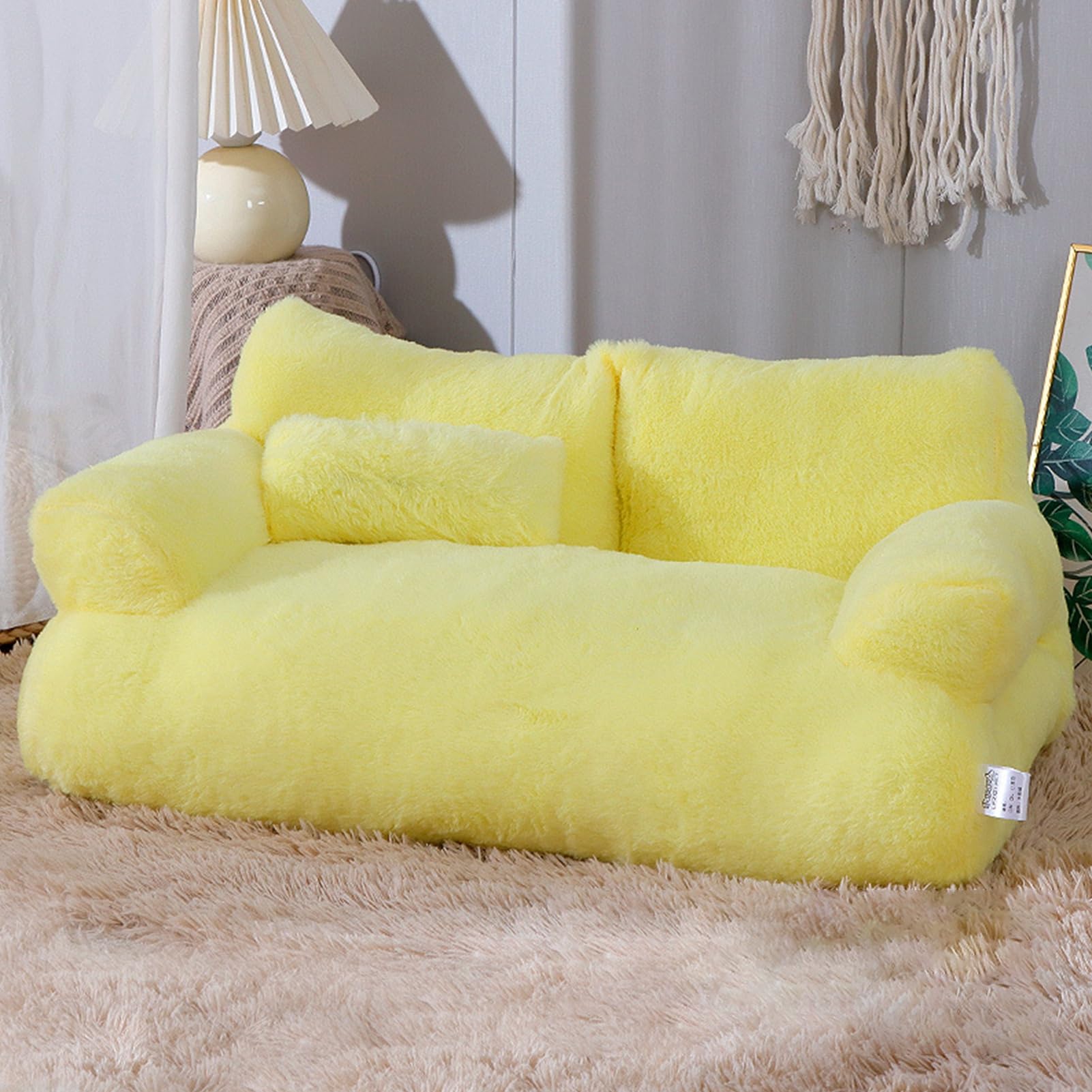 Divano letto per animali domestici, divano per gatti morbido e confortevole per gatti e cani di piccola taglia da interni, fondo antiscivolo, facile da pulire, adatto per animali domestici XL pink Divano letto per animali domestici, divano per gatti morbido e confortevole per gatti e cani di piccola taglia da interni, fondo antiscivolo, facile da pulire, adatto per animali domestici XL pink