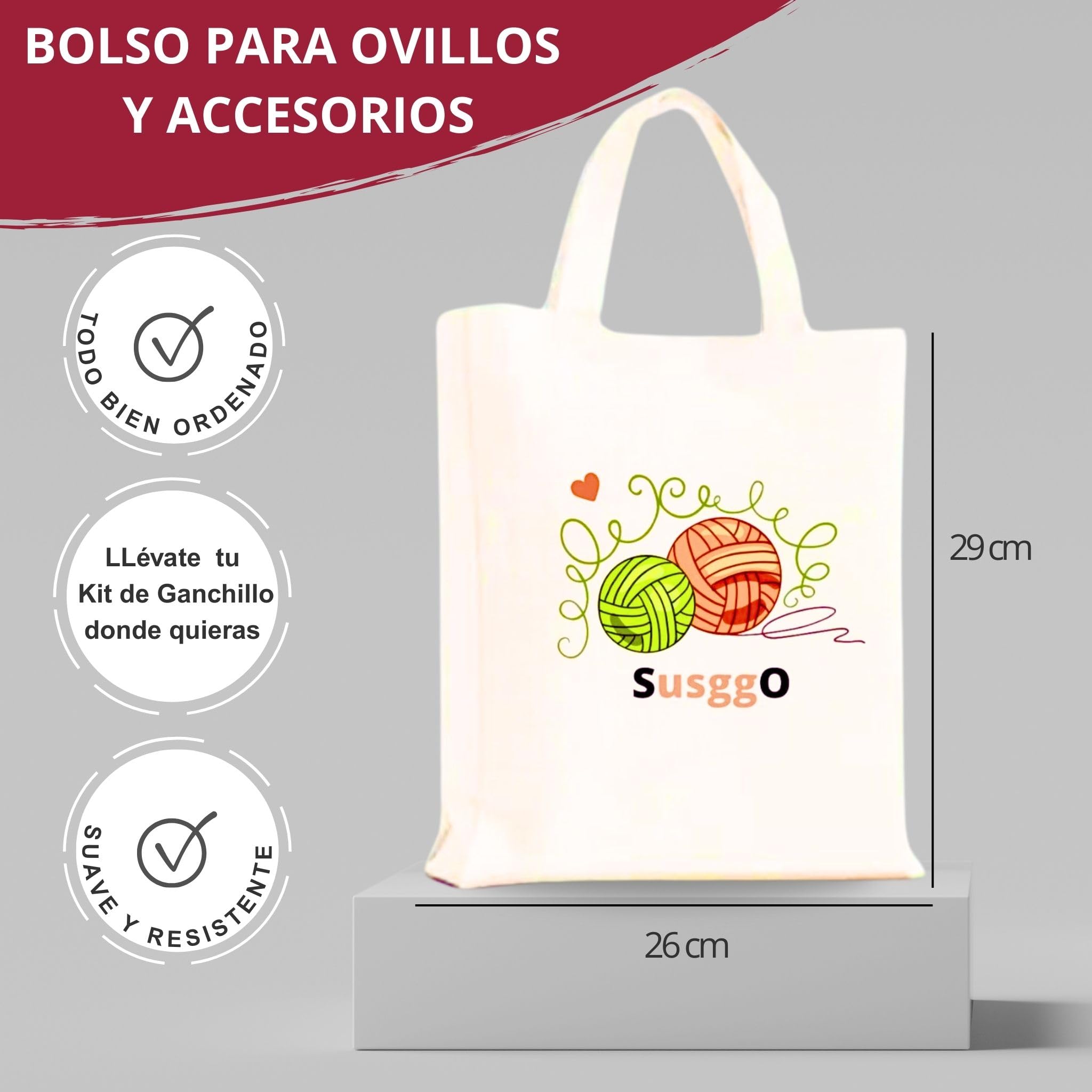 SusggO 73 Piezas Kit Crochet Kit Principiantes Completo Crochet Set Amigurumi – 15 Ovillos Algodon de Leche Agujas Crochet Accesorios Manual Español y Bolso - Kit Ganchillo Completo - Crochet Kit DIY