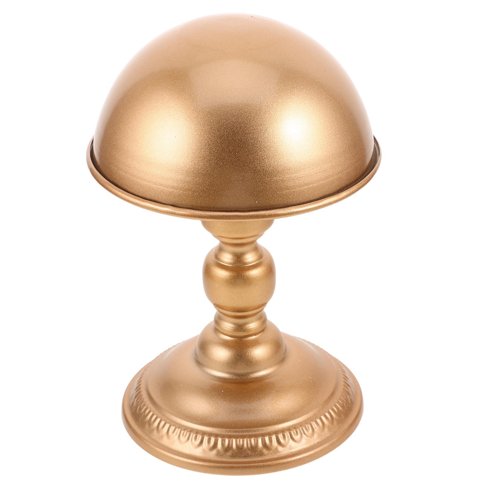 Présentoir à chapeaux et perruques doré vintage avec support élégant SHINEOFI
