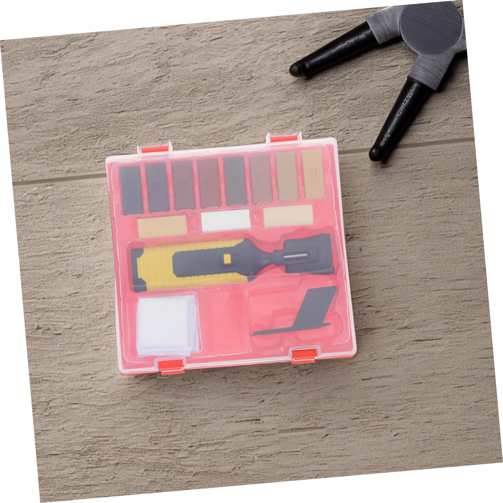 Kit de Réparation pour Parquet et Sols en Bois, Répare les Rayures et Trous, Facile à Utiliser, Maison Sols Commerciaux