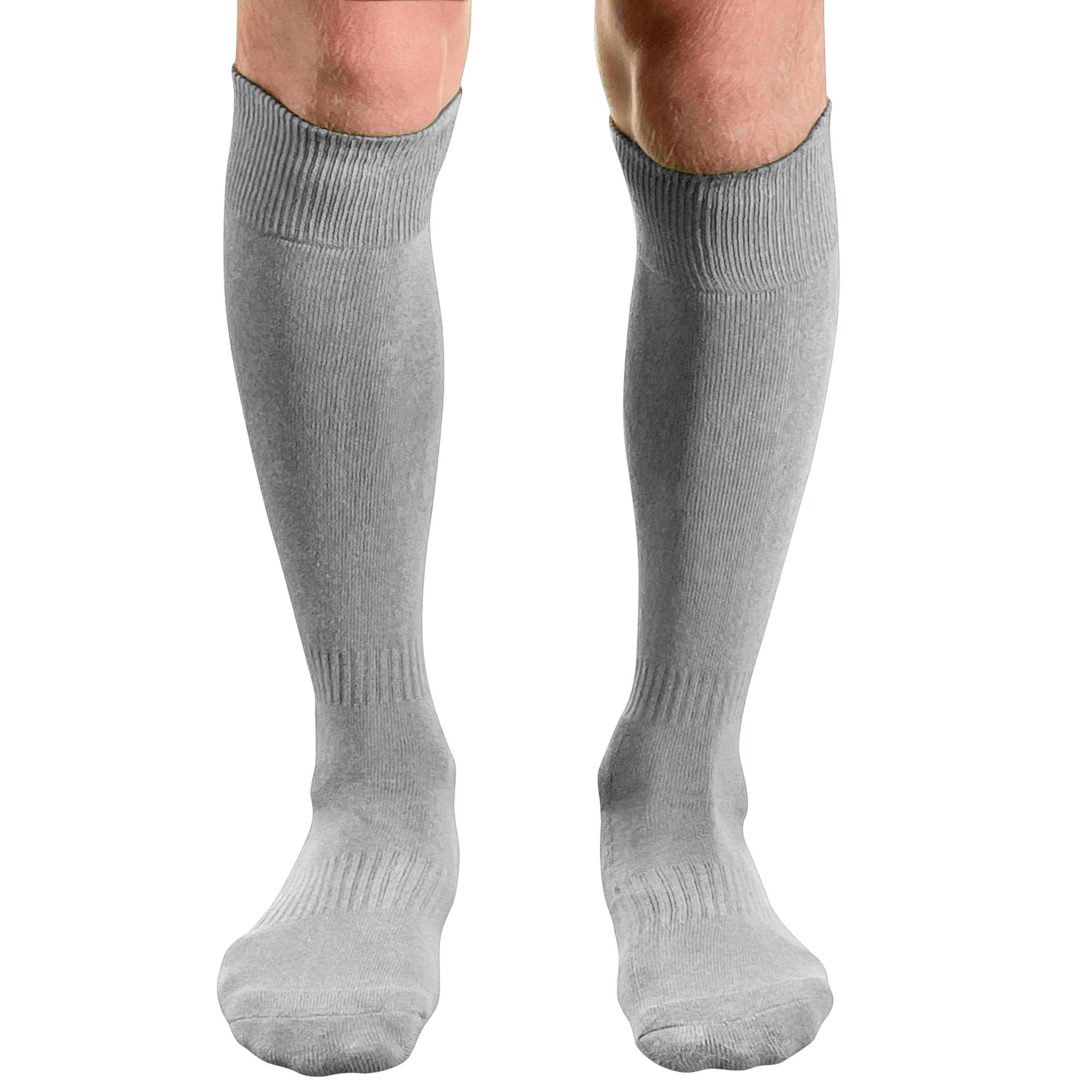 COUVER Cotton Terry-Cushioned Knee High Baseball Softball Multi-Sports Socks, 1 Pair