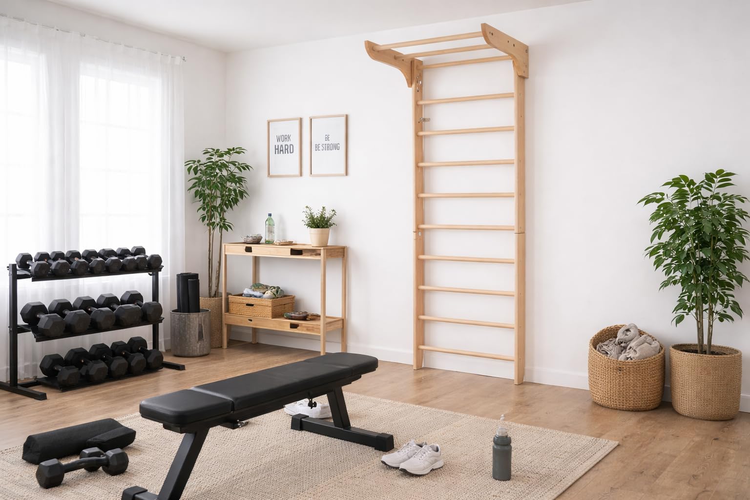 Ściana gimnastyczna drewniana Kinder-1-240 Drabinka Gimnastyczna Wall Bar Swedish Ladder Wooden wall bar