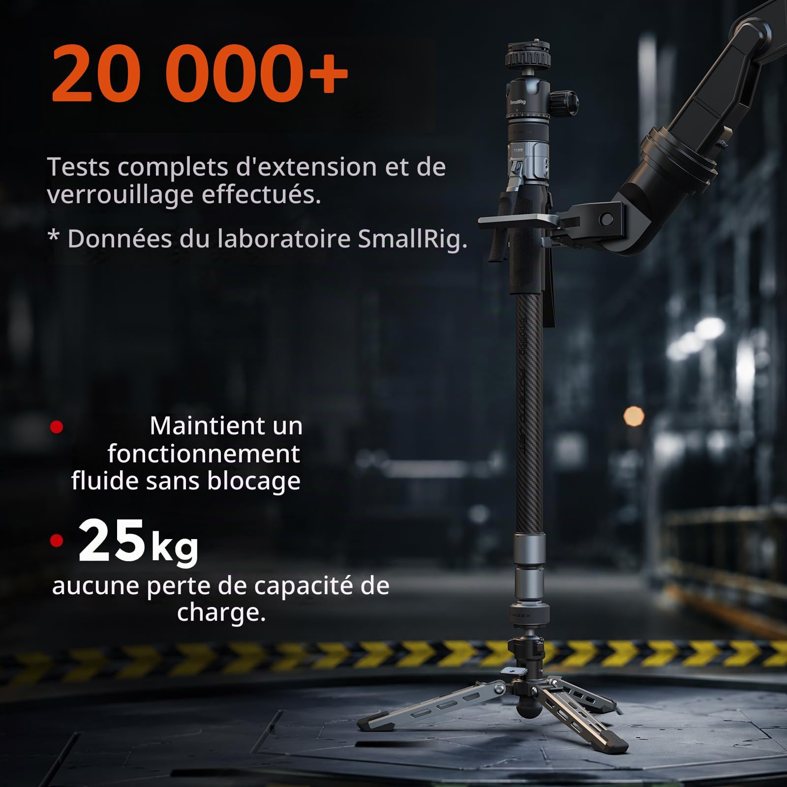 SMALLRIG x Potato Jet TRIBEX Pro Monopode Monopode en Fibre de Carbone