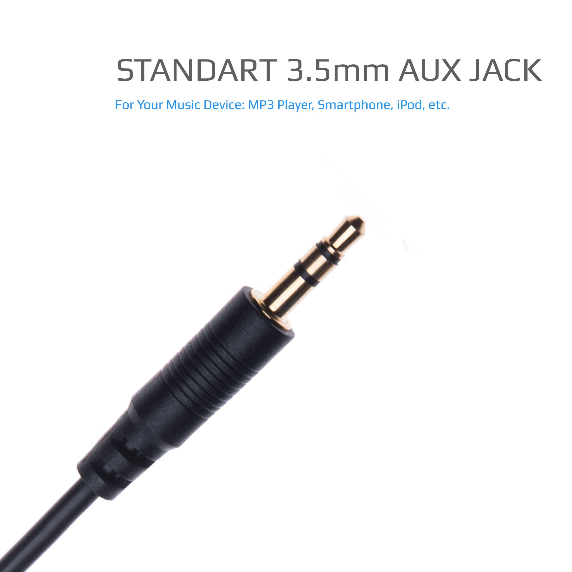 Kabel połączeniowy wejściowy kompatybilny z Alpine KCE-237B Audio na Aux Jack 3,5 mm przewód konwertera do Alpine CDA 105Ri, 117Ri, CDE 104BTi, 103BT, 102Ri, 101R, RM, 112Ri, W203Ri 0,9 m