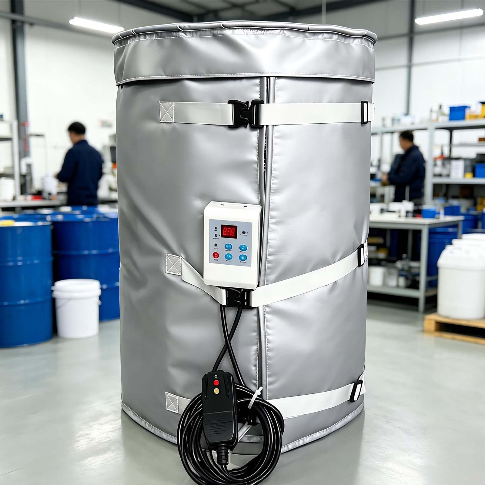 Ognioodporna Mata Grzewcza Do Zbiorników Ibc Grey-200L