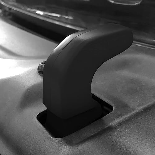 Miniatura 2 de Cubiertas de gancho de remolque de parachoques de fábrica para Jeep Wrangler JK JL Gladiator JT 2007-2022 añade agarre acolchado a la recuperación