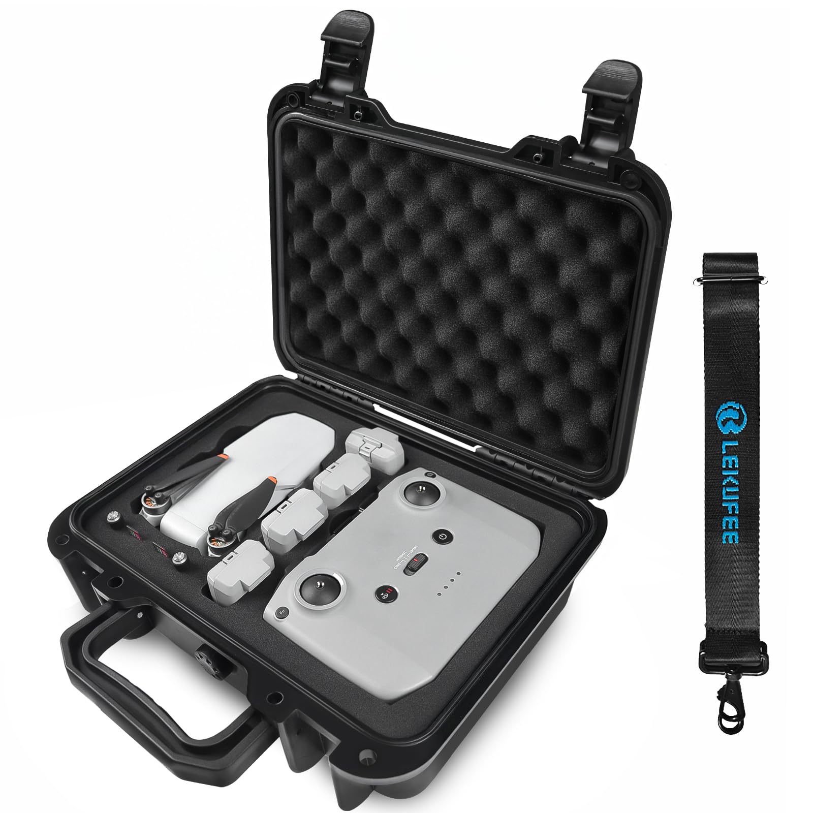 LEKUFEEPortable Waterproof Hard Case for DJI Mini 4K/DJI Mini 2 SE Drone/DJI Mini 2 Drone and Mavic Mini 2 Accessories (Not Include Mini 2 Drones and Accessories)