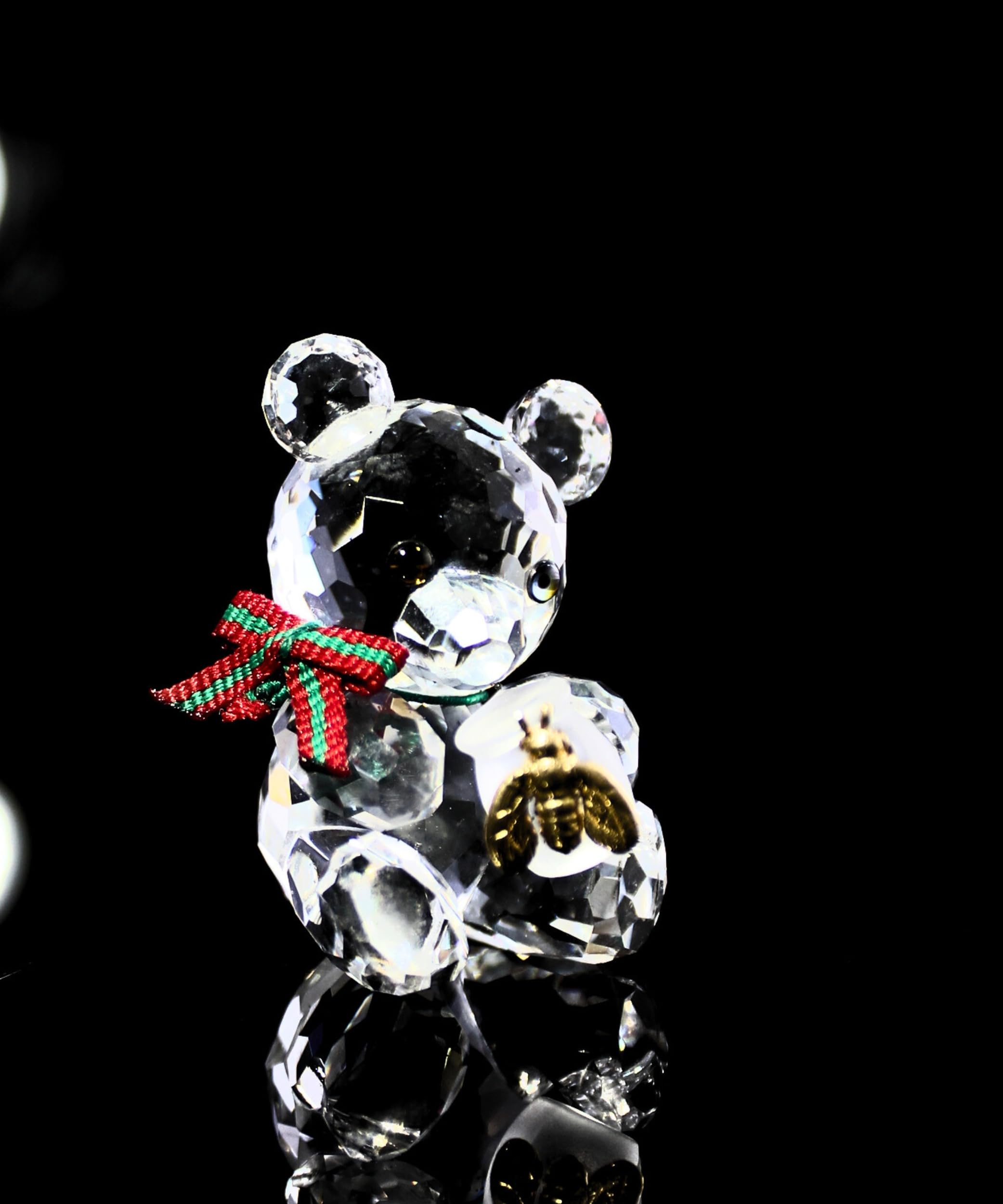 スワロフスキー置物クリスベア　HONEY Amazon.com: Swarovski Crystal Kris Bear with Honey Pot