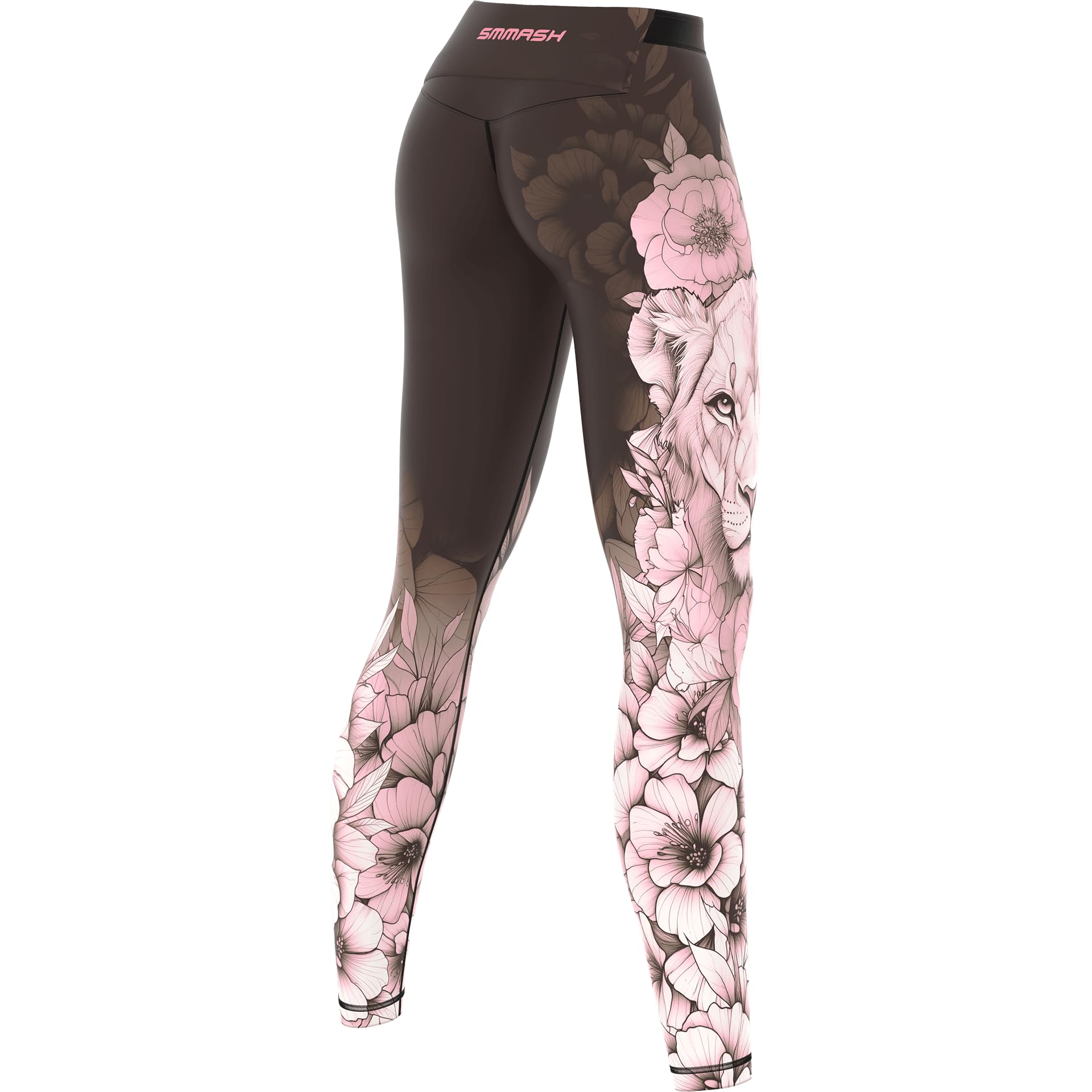 SMMASH Leggings Damen - Sportleggings Lang - Laufhose mit Tasche - Atmungsaktiv Schnelltrocknend - Second Skin Technologie