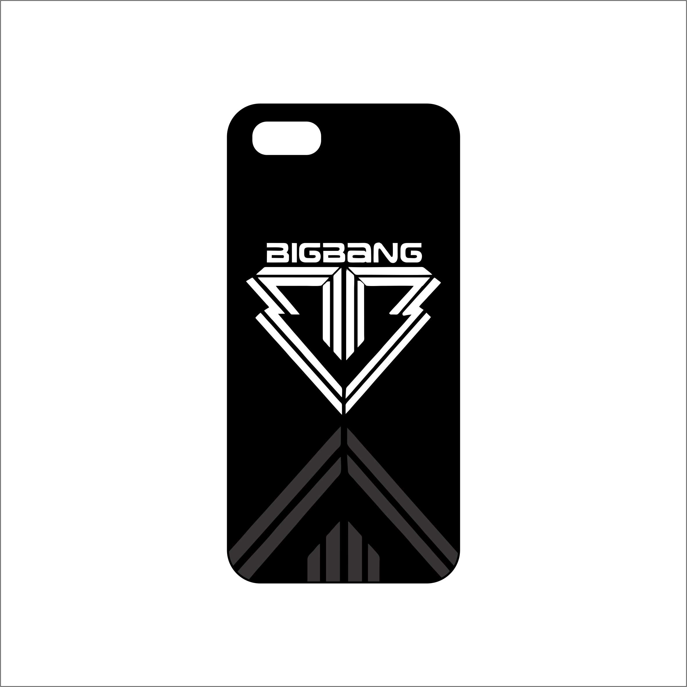 iPhone 6 BigBang Logo Printed Mobile Cover - Black