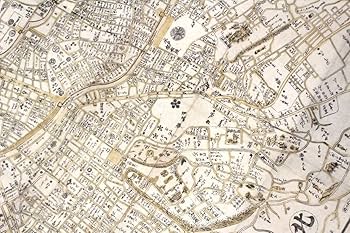 江戸古地図集 Amazon.co.jp: 江戸時代 古地図 (レプリカ) : Office Products