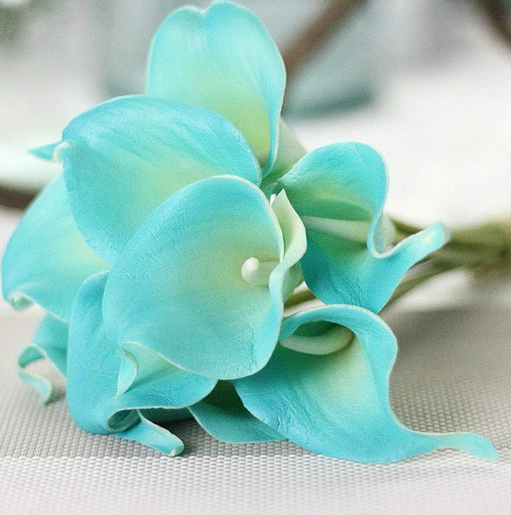 Hemau 5Pcs Rose Floral Fake Flowers Bridal Bouquet Home Garden Decor (E) Model