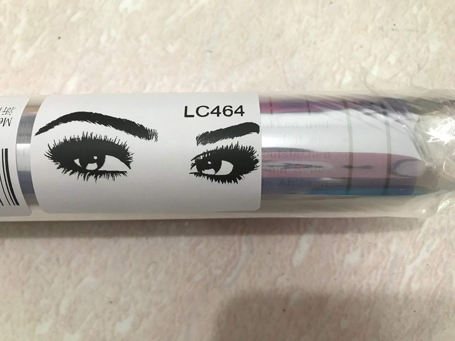 42.5X15.3inches Beauty Salon Eyelashes Quote Eyebrow Wall Decor Stickers Make Up Eye Store Home Decoration Murals (LC464 Black)