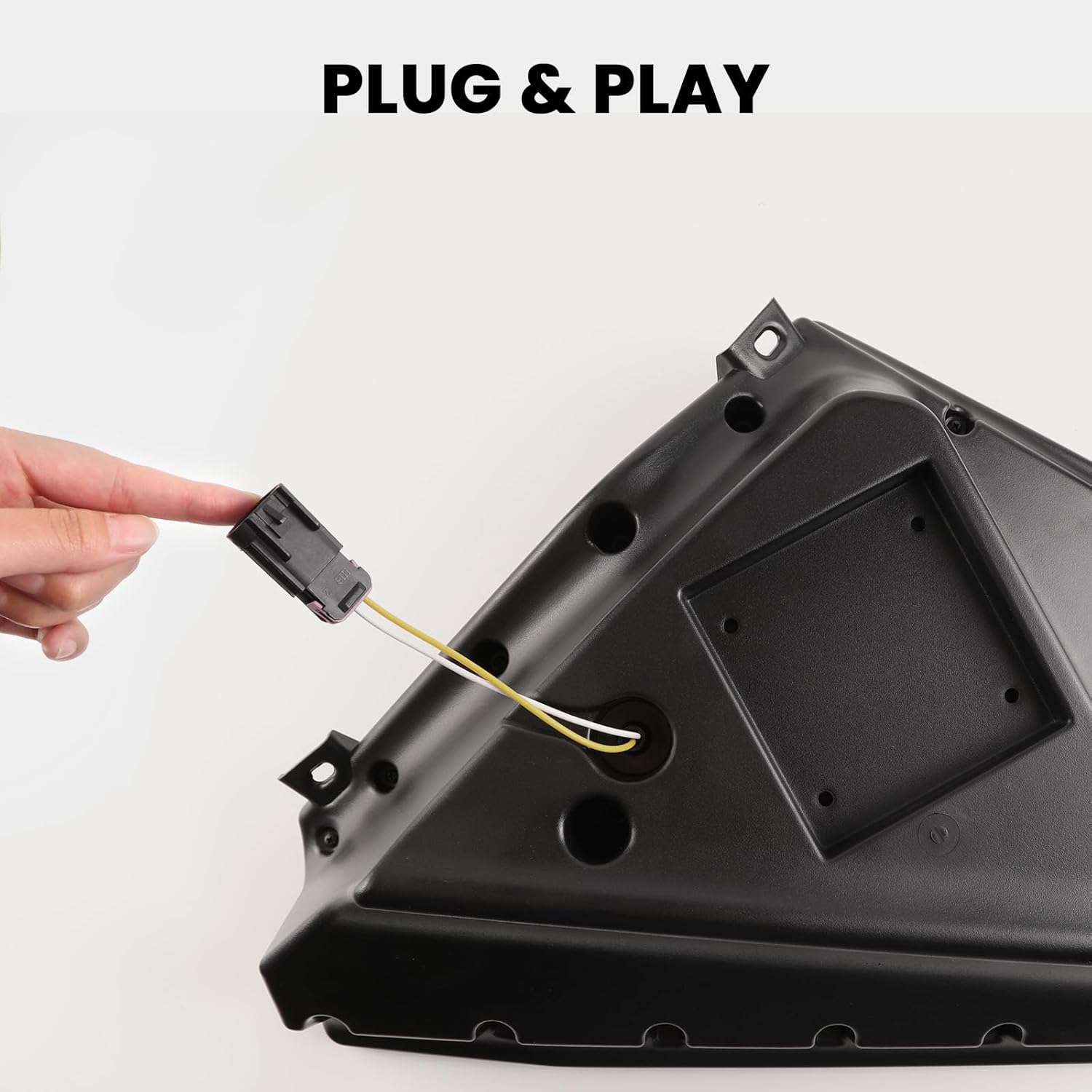 Speaker Enclosures for Polaris Slingshot, Front Speaker Pods Side Panel for Polaris 2017-2020 Slingshot SL / 2018-2019 SLR,Grand Touring / 2020 R Accessories,(Replace 2414071) 2PCS