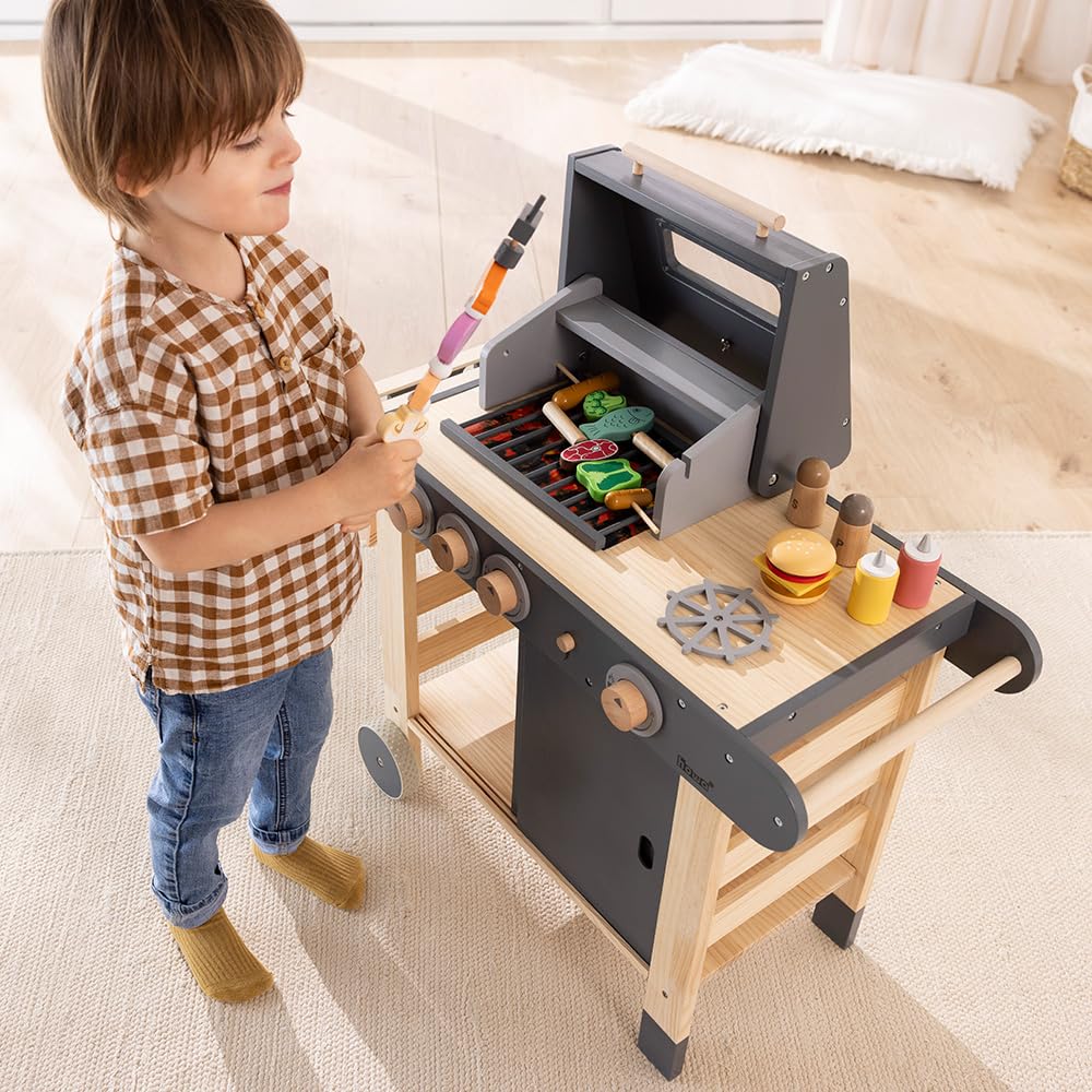 howa Maxi - Barbecue da gioco per bambini, con 25 accessori, 4825 pezzi
