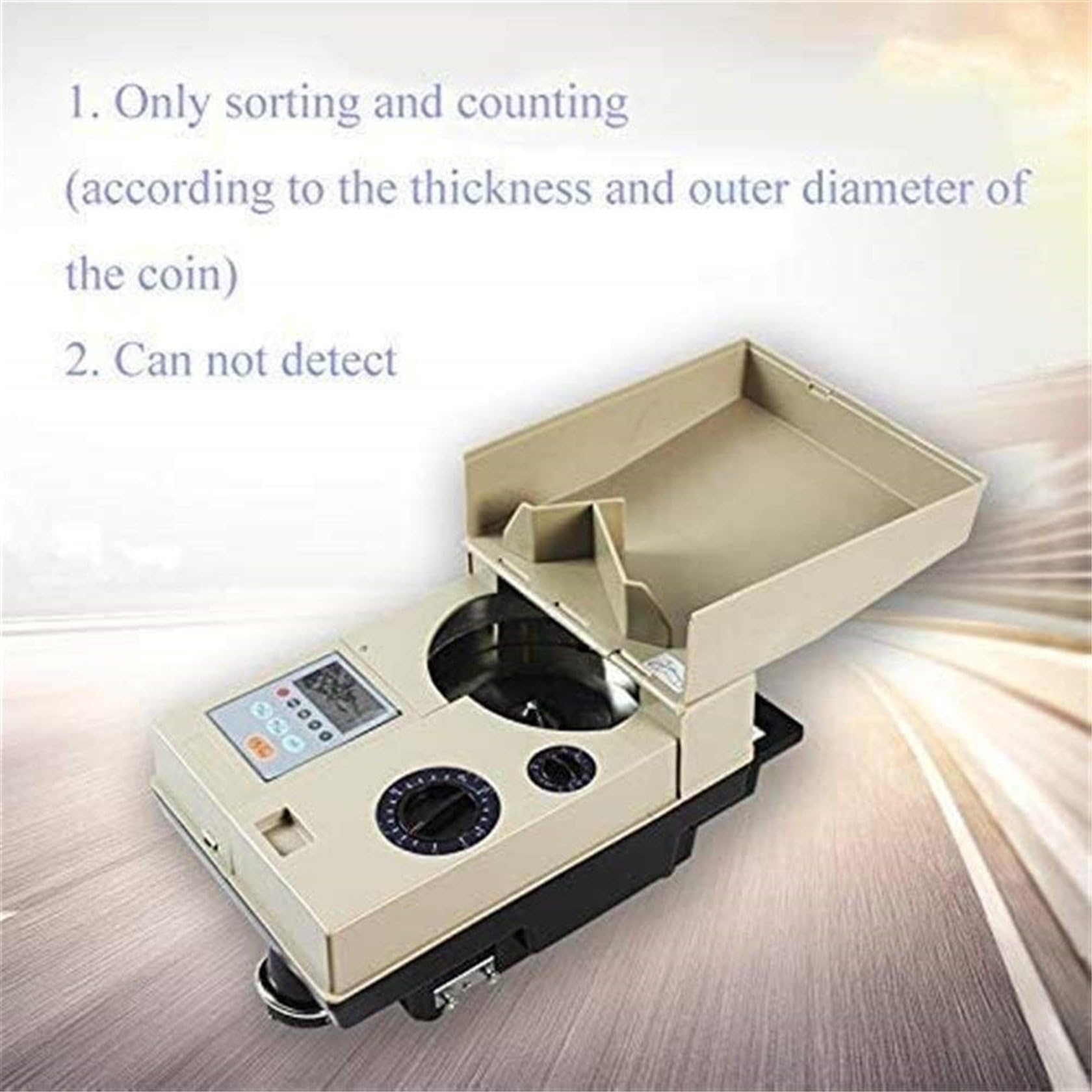 Conta Monete E Selezionatrice Elettronica, 1200 Pezzi/Min Conta E Selezionatrice Automatica Di Monete Per 15 Mm~34 Mm, Macchina Selezionatrice Di Monete, Per Aziende, Banche, Negozi, Ristoranti