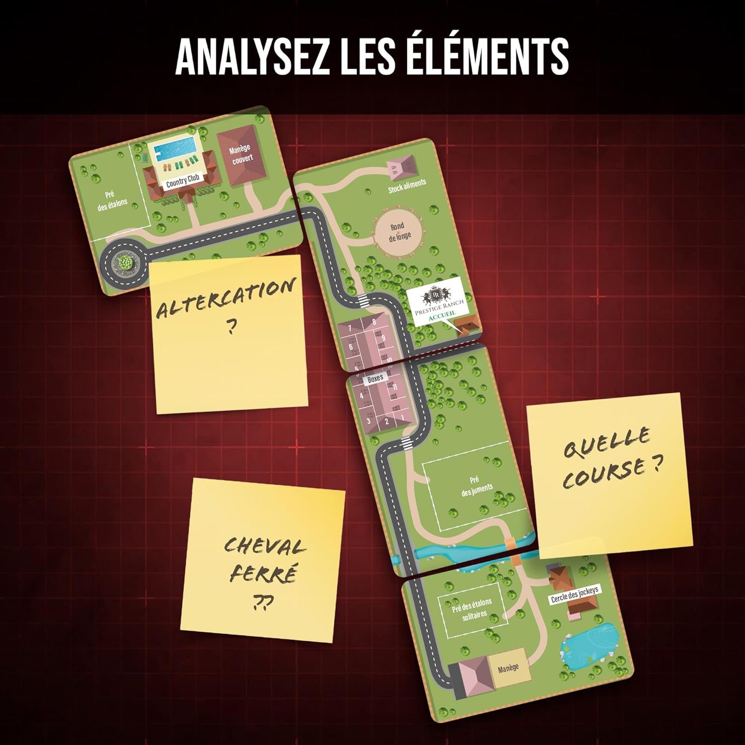 Pocket Criminal Records - Who Killed Lord Ravary II? Murder in the Horse Racing World - New Concept - Pocket Investigation Game - With Family or Friends - 1-6 Players - 45 min