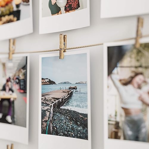 Miniatura 8 de LWR CRAFTS Mini pinzas de madera para manualidades 100 por paquete 1 pulgada (2,5 cm) (Negro)