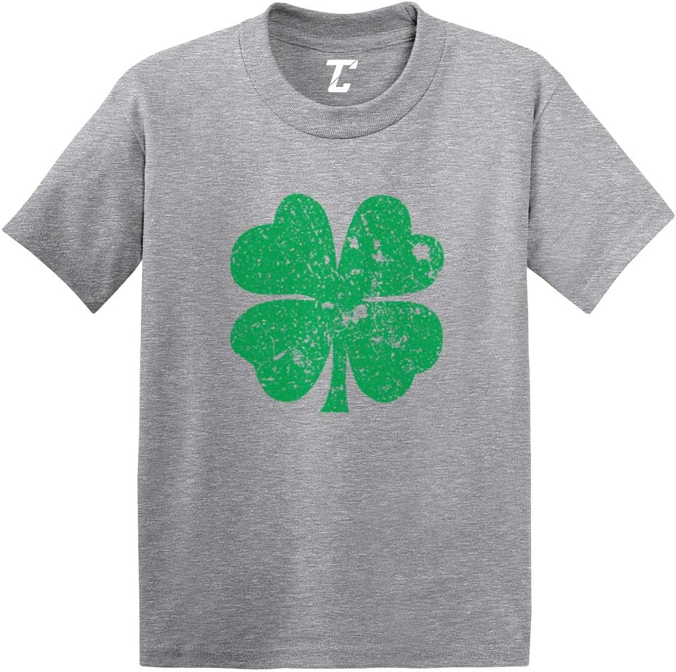 Distressed Green Four Leaf Clover Infant/Toddler Cotton Jersey T-Shirt
