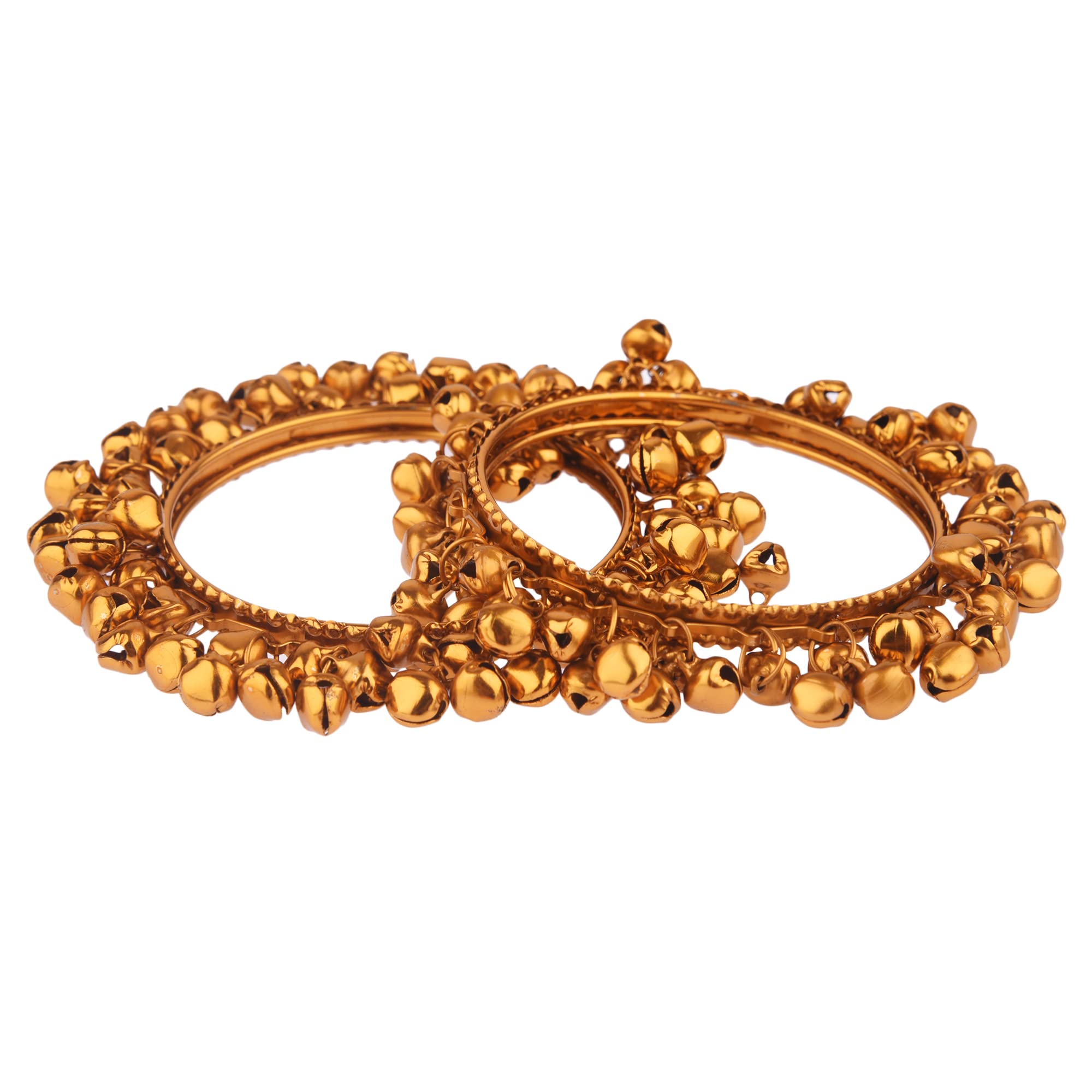 Efulgenz Women's Oxidised Boho Tribal Antique Bangle Set