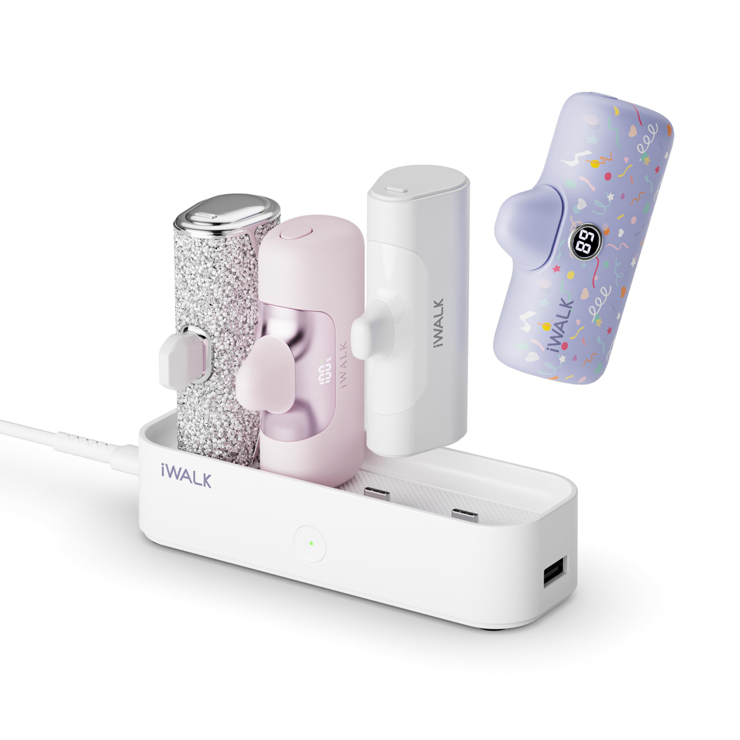 Amazon | iWALK モバイルバッテリー 充電ステーション 充電ボックス