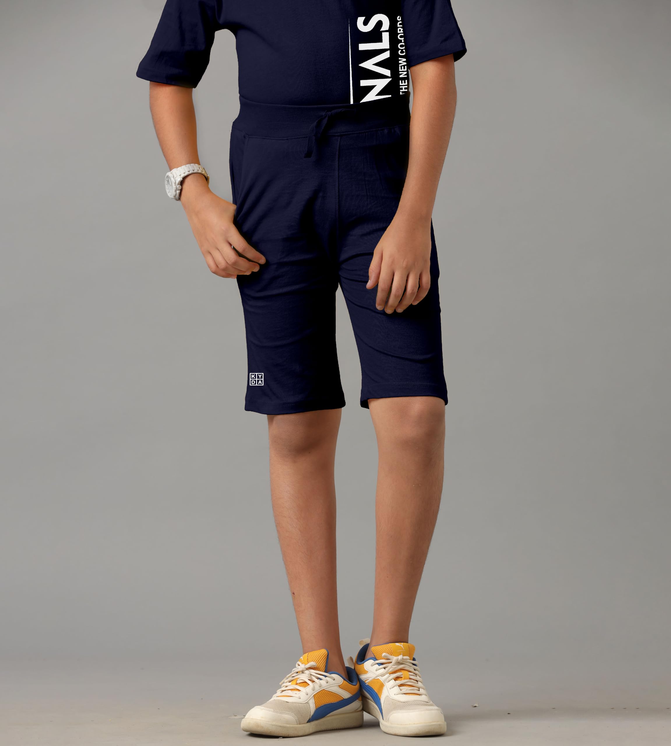 KYDA KIDS 100% puro cotone, maglietta e pantaloncini stampati per ragazzi