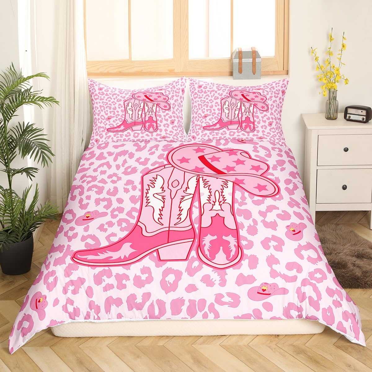 Western Cowgirl Duvet Cover Set Double Size - Image 3