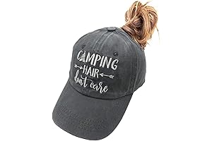 Camp Hair Don't Care Ponytail Hat