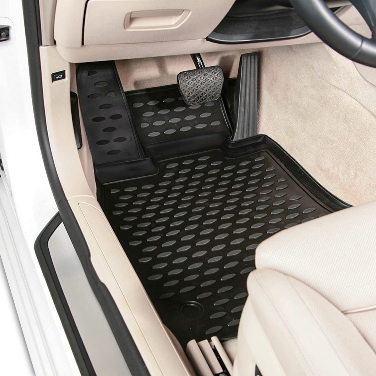 Rubbermatten passend voor Citroën C4 Cactus 2014- (T-Design 4-delig