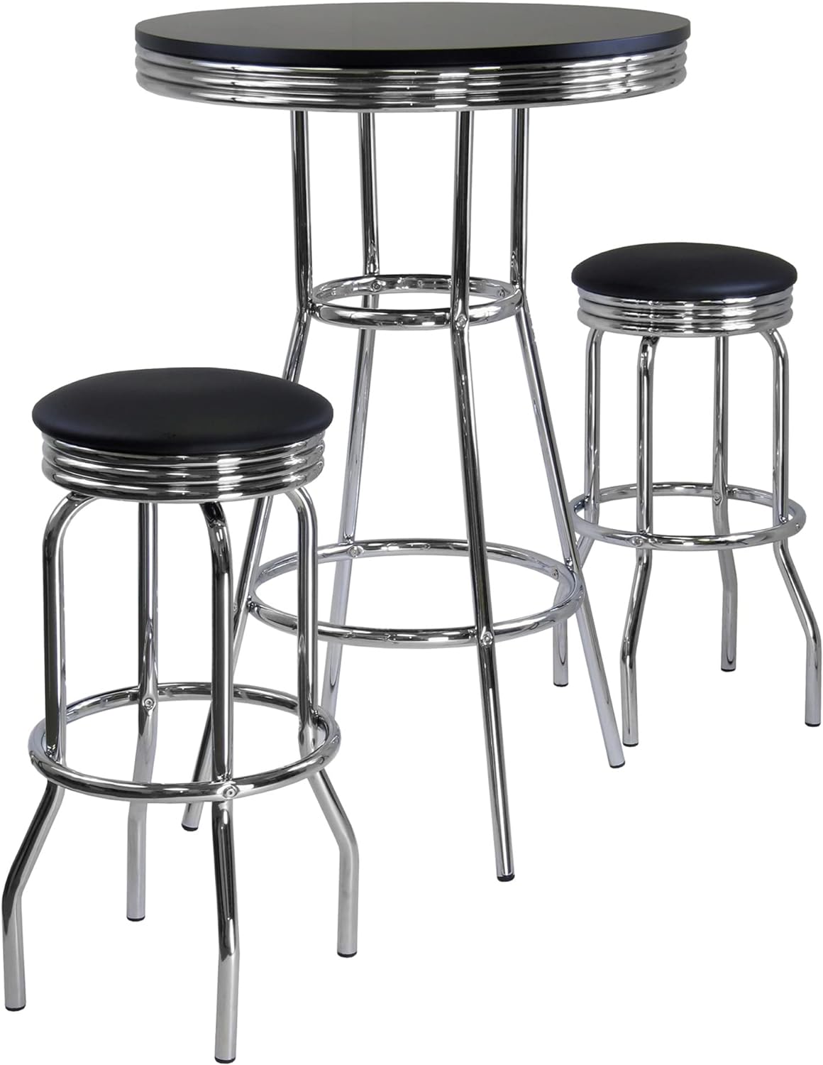 Winsome Summit Dining, Furniture, Black/Metal
