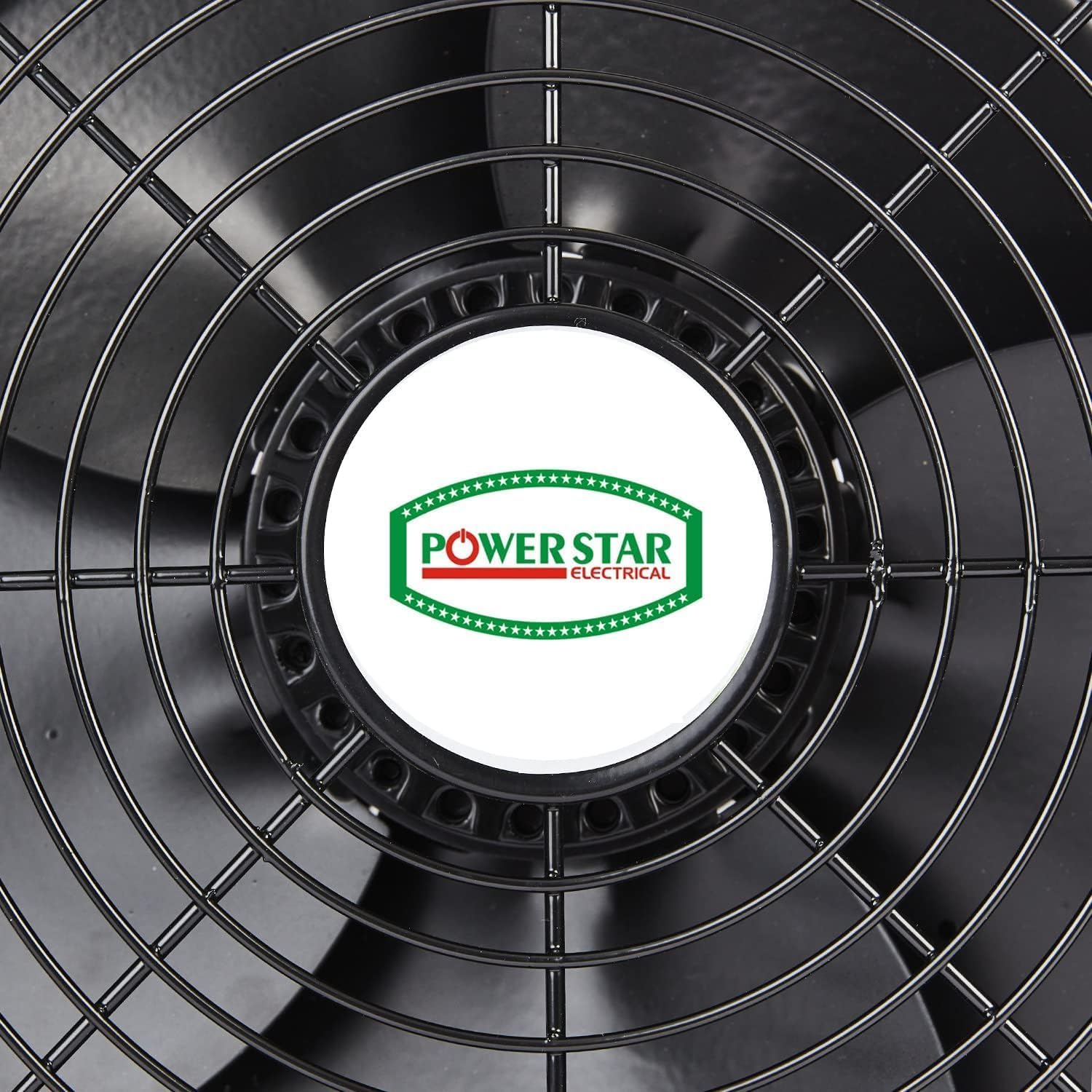 INDUSTRIAL Ventilación Extractor Metal AXIAL ESCAPE COMMERCIAL AIRE VENTILADOR - Negro, 450 mm