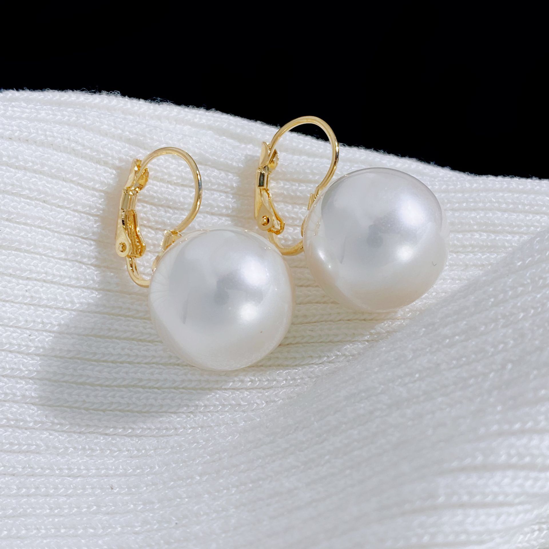 Orecchini Pendenti A Perla Huge Tomato – 14 Mm – Argento 925 Placcato Oro 14k – Colori Vari – In Confezione Regalo - 3